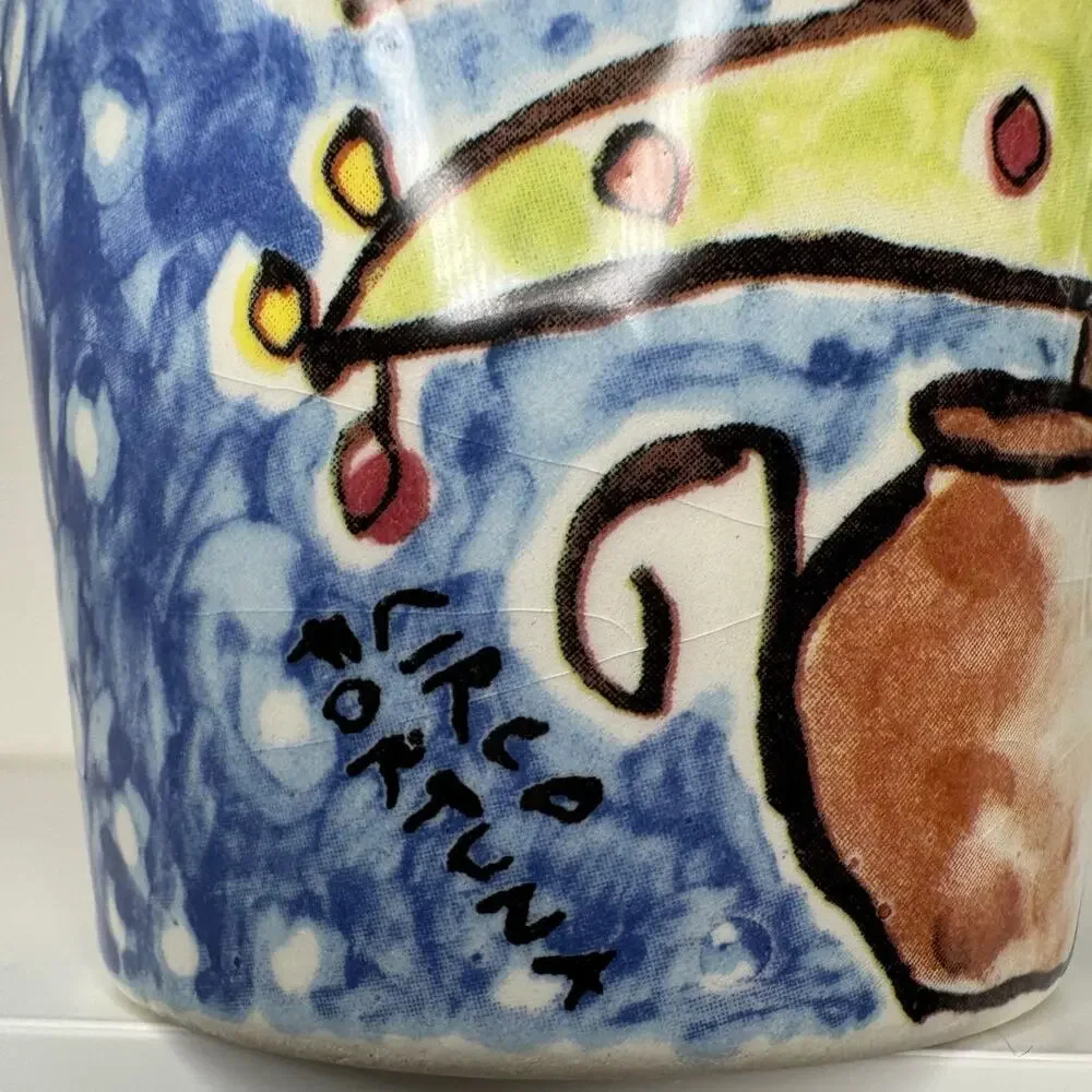 Starbucks Bellini Circo Fortuna Italy Christmas Tree Mug White Christmas Cup